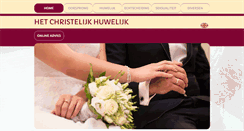 Desktop Screenshot of christelijk-huwelijk.nl